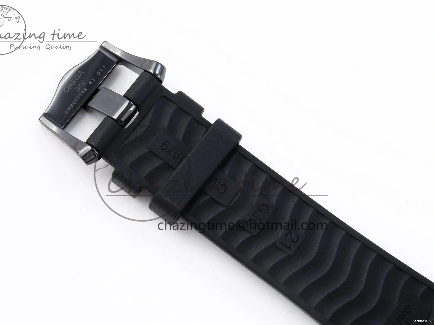 0316 SEAMASTER 300M 43.5MM BLACK CERAMIC VSF 1:1 BEST EDITION BLACK DIAL ON BLACK RUBBER STRAP A FashionForward 7766